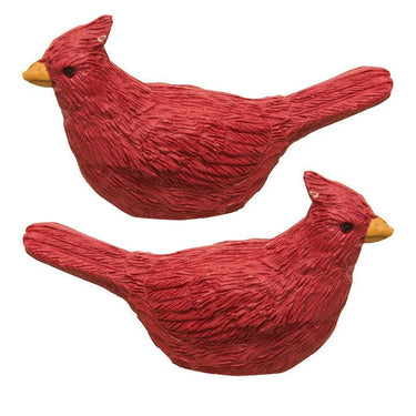 2 Set Resin Cardinals - The Fox Decor